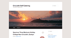 Desktop Screenshot of criccieth-self-catering.com