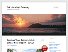 Tablet Screenshot of criccieth-self-catering.com